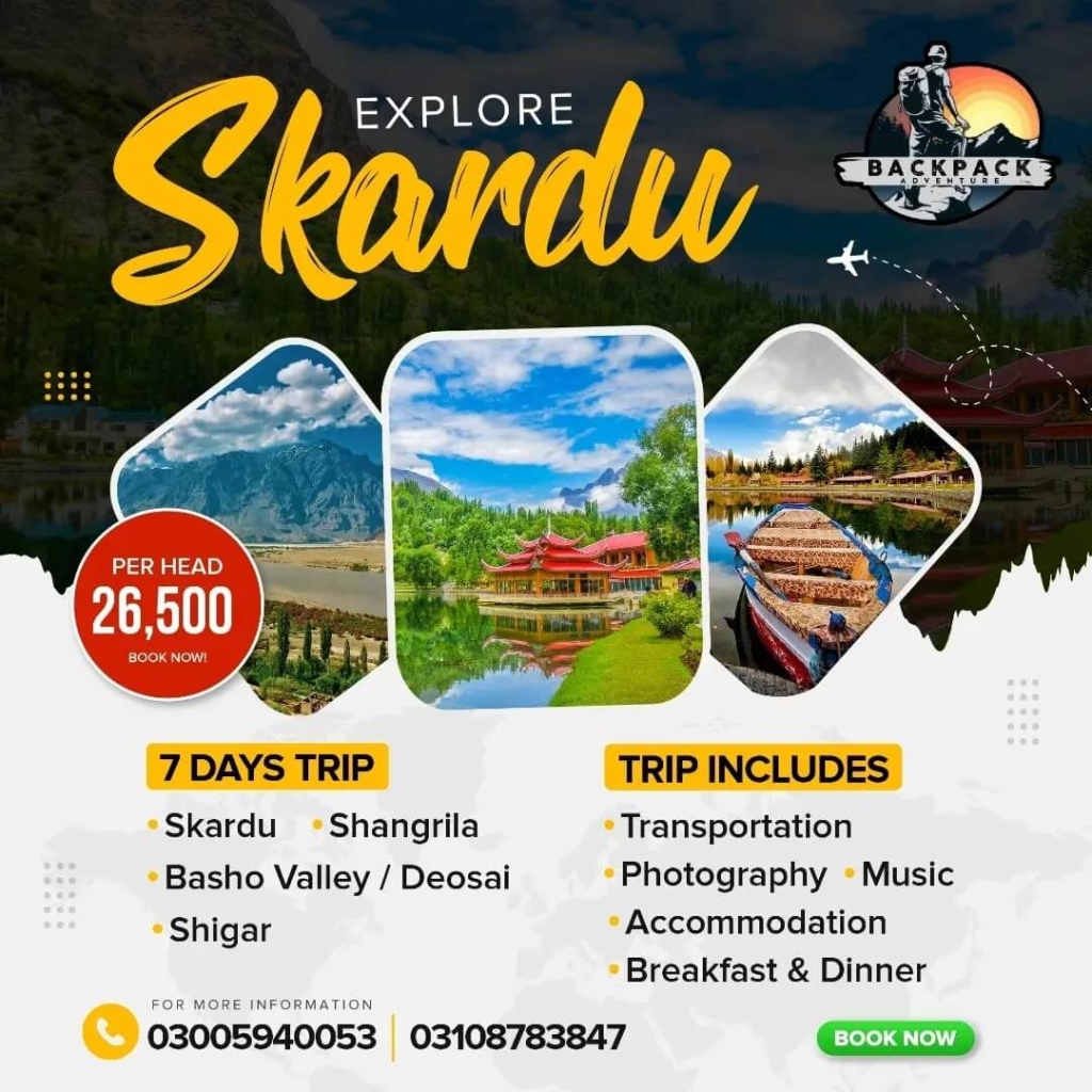 7-day trrip to skardu