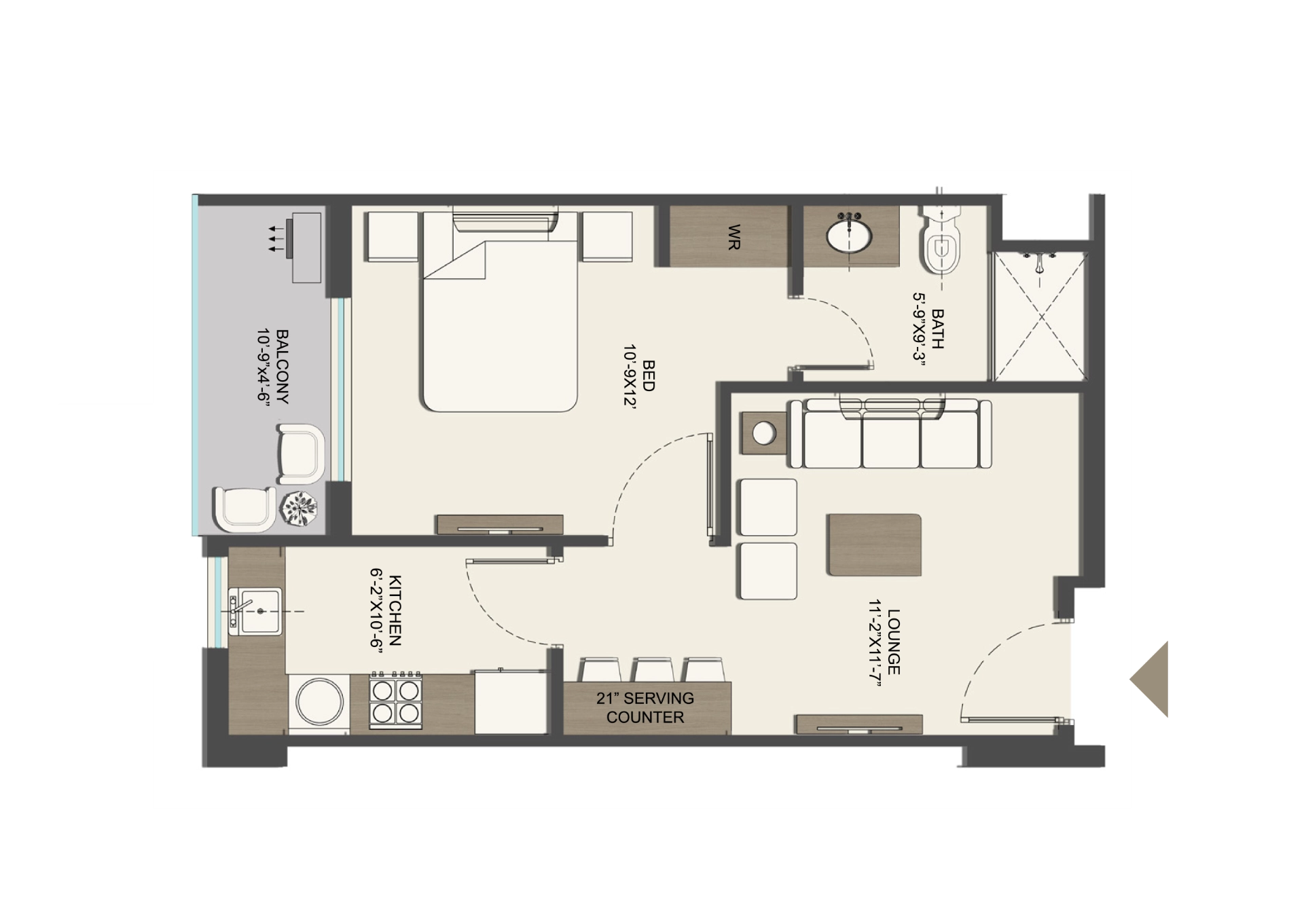 1BHK-2
