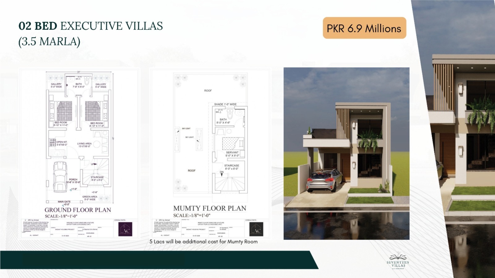 executive villas 2 Bed